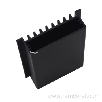 black anodized extrusion aluminum enclosure